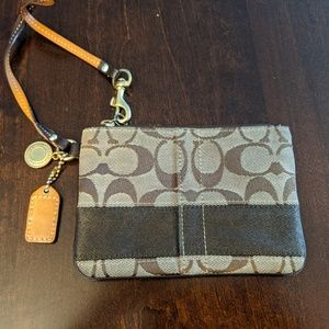 Coach Signature Collection Wristlet